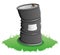 Vector illustration. Barrel.