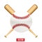 Vector illustration of baseball leather ball and