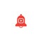 Vector illustration bell icon play design