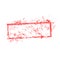 Vector illustration blank dirty red used business grunge stamp i