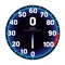 Vector Illustration Car speedometer dashboard icon. Speed meter fast race technology design and measurement panel.