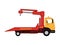 Vector illustration cartoon car tow truck
