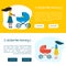 Vector illustration with cartoon postpartum infographic