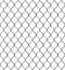 vector illustration of chain link fence wire mesh steel metal isolated on transparent background. Art design gate made. Prison