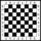 Vector illustration of a chessboard. White and black cells.