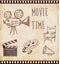 Vector illustration cinema icon