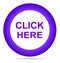 Vector illustration click here purple icon round web button