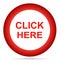 Vector illustration click here red icon round web button