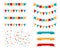 Vector Illustration of Colorful Garlands