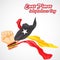 Vector illustration concept of Restoration of Independence Day in East Timor.