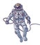 Vector illustration cosmonaut,