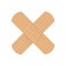 Vector illustration of cross plaster vector icon for web design.