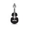 Vector illustration of cuatro, Latin American black and white guitar