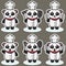 Vector illustration of cute Panda Chef cartoon
