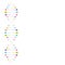 Vector illustration of DNA double helix