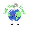 Vector illustration, earth day. 22 April. Banner, advertising, postcard. Cartoon doodle illustration