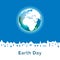 Vector illustration. Earth Day poster.