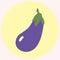 Vector illustration Eggplant icon