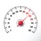 Vector Illustration Fast Car Speedometer On Transparent Background