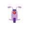 Vector Illustration. Flat scooter icon