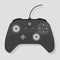 Vector illustration of the gamepad for video of games