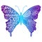 Vector illustration - hand lettering quote in butterfly silhouette. Your wings already exists, all you have to do is fly