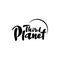 Vector Illustration with Hand Lettering - Third Planet