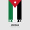 Vector illustration of Happy Jordan Independence Day 25 May