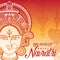 Vector Illustration Of Happy Navratri, Durga Pooja, Maa Durga, Indian/Hindu Celebration