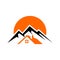 Vector Illustration : Home Mountain Logo Concept