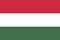 vector illustration of Hungary flags. Hungary flag, official colors and proportion correctly.