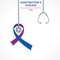 Vector Illustration of Huntington Disease Awareness Month observed in May