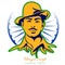 Vector illustration of indian sikh freedom fighter Bhagat Singh