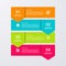 Vector illustration infographics four options