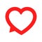 Vector illustration. Instant messengers. Social networks. Bubbles Messages like. Love. Valentine day. A heart. Icons. Wedding. Web