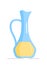 Vector illustration of an isolated bottle of oil. vegetable oil, derived from the seeds of oil-bearing sunflower oil varieties.