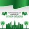 Vector illustration of Kingdom of Saudi Arabia National Day with flat style.