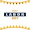vector illustration of labor day logo, hard worker, strong man, world changer, spirit of work design suitable for company,