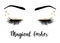 Vector illustration of lashes