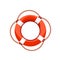 VECTOR Illustration of the Lifebuoy Background, Colored Logo Template.