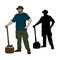 Vector Illustration Of Lumberjack. Axman