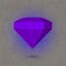 Vector illustration of a magenta diamond