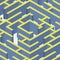 Vector illustration of maze.Isometric labyrinth