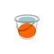 Vector illustration of outline Bucket