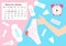 Vector illustration of pants with menstrual blood spots in women monthlies period, tampon, cap and pads. Feminine hygiene in