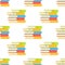 Vector illustration of the pattern of stacks of books. Seamless pattern. Concept for an educational library and bookstore.  Backgr