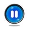 Vector illustration pause icon button