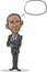 Vector illustration of president Barack Obama