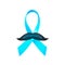 Vector illustration of prostate cancer awareness background