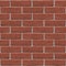 Vector illustration with Red brick wall for site background, banner, 3D texture design. Seamless photorealistic pattern.